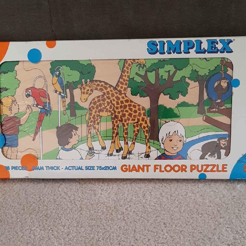 Simplex Giant Floor Puzzle with Zoo Animals